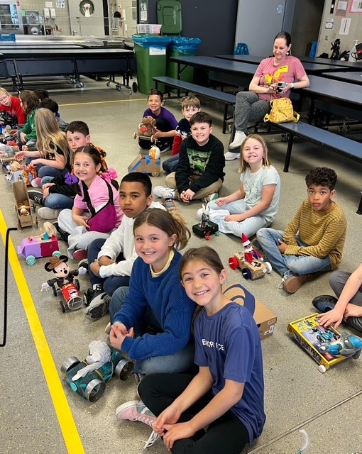 Group of racer students